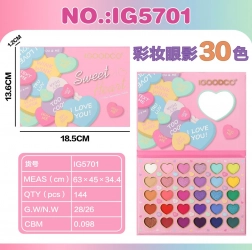 Mega set za šminkanje s motivom srca za djecu