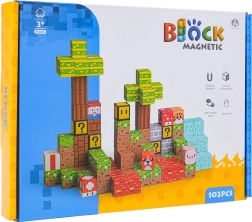 Magnetične građevne kocke 3D – set od 102 dijela