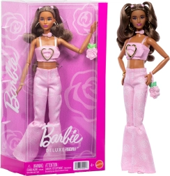 barbie deluxe style ružičasti traper – modna lutka s dodacima