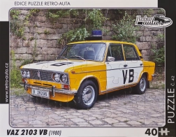 Retro puzzle automobila VAZ 2103 VB (1980) – 40 dijelova
