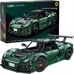 Konstrukcijski set CaDA sportski automobil LOTUS Exige Cup 430 1:8, tamnozelena, 3730 dijelova