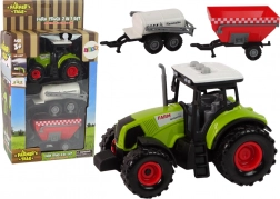 Veliki traktor s LED svjetlima i zvukovima - set od 2 poljoprivredne mašine