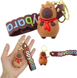 Privjesak kapibara s crvenom maramom