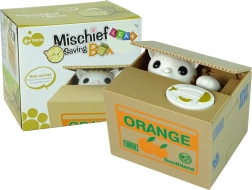 Kutija za novac Mačka uči štedjeti Narančasta