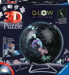 Svjetleća puzzle globus zvjezdanog neba 180 dijelova