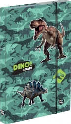 OXYBAG kutija za bilježnice A4 jumbo dinosaurus s gumicom