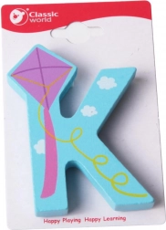 Drveno slovo K CLASSIC WORLD