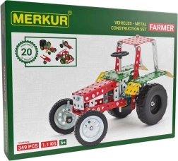 Merkur Farmer Metal Construction Set, 341 Pieces