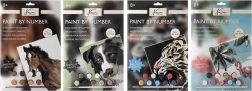 Slikanje po brojevima – konj, set za djecu A4