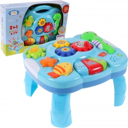 Dječji edukativni stolić – morske životinje sa svjetlom i glazbom