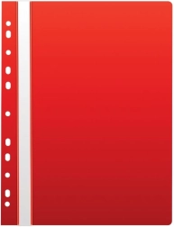 Brzi uvez A4 s euro perforacijom, PP, crveni