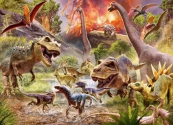 Ravensburger puzzle s motivom dinosaura 60 kom