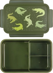 A Little Lovely Company kutija za užinu za djecu – Krokodil