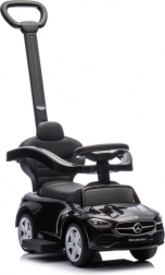 Dječje guralo s ručkom Mercedes 3u1 crno