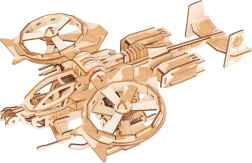 Drvene 3D puzzle - Borbeni helikopter