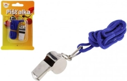 Metalna zviždaljka s plavom vrpcom