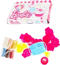 Plastelin BARBIE slastičarnica – kreativni set s kalupima