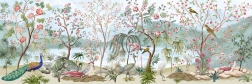 Interdruk panoramic puzzle Secret Garden Bird World 1000 pieces