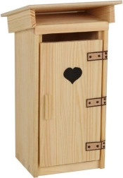 Drveni komplet WC kućice 1:16 – model za lijepljenje