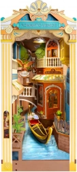 3D knjižna zapornica Romantic Venice – DIY set s LED