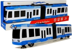 Zglobni autobus s inercijskim mehanizmom – plavi