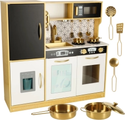 Dječja drvena kuhinja s hladnjakom i pločom LULILO