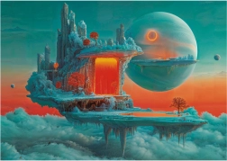 Educa puzzle Planet vatre i leda 1000 dijelova