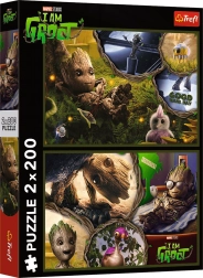 Puzzle 2×200 dijelova – I am Groot MARVEL Guardians
