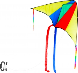 Šareni leteći zmaj 110 × 63 cm s drškom