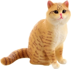 Plastic Cat Figurine