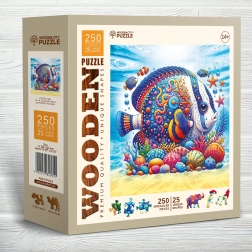 Drvene puzzle Egzotična riba 250 dijelova