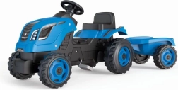 Pedalni traktor Farmer XL s prikolicom – Plavi