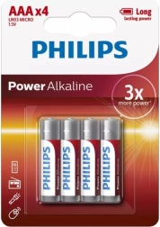 Baterije Philips Power Alkaline AAA 4 kom