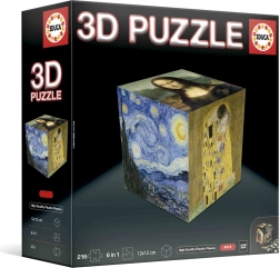 3D puzzle kocka Umjetnost 216 dijelova EDUCA