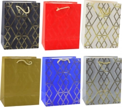 Papirnata poklon-vrećica sa zlatnim uzorcima