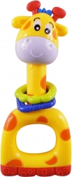 Dječja zvečka žuta žirafa Baby Mix