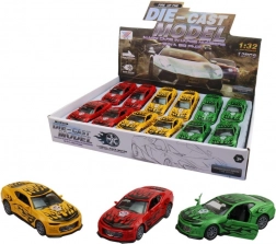 Metalni trkaći autić s otvorivim vratima