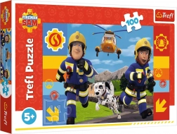 Puzzle 100 dijelova – uvijek spreman pomoći VATROGASAC SAM TREFL
