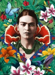 Puzzle RAVENSBURGER Frida Kahlo: Cvatuća maštovitost 500 dijelova