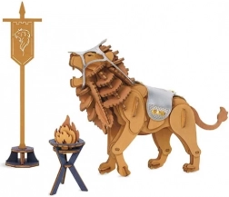 3D drvene puzzle Borbeni lav