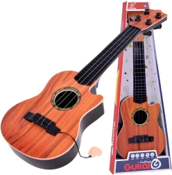 Children’s 4-string guitar with pick - 1 piece – Natural