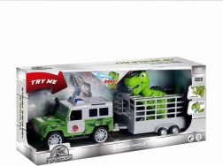 Auto s pogonom JEEP s dinosaurom