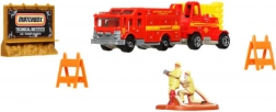 Matchbox Adventure Pack MBX Fire Rescue – vatrogasni set s vozilima i dodacima