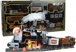 Velika električna željeznica s vagoni s efektima