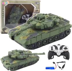 RC tenk T-90 1:18 zeleni sa svjetlima i zvukovima