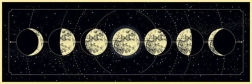 Panoramske puzzle Galaxy Fazе Mjeseca 1000 dijelova