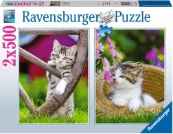 Puzzle Mačići na selu 2×500 dijelova RAVENSBURGER