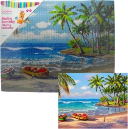 Dijamantno slikanje – oaza 40 × 50 cm