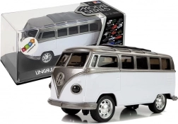 Autobus na zamašnjak s baterijskim osvjetljenjem i zvukovima – bijeli