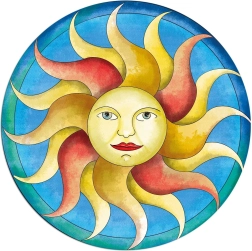 Okrugle puzzle CURIOSI Picoli Sunce 33 dijelova